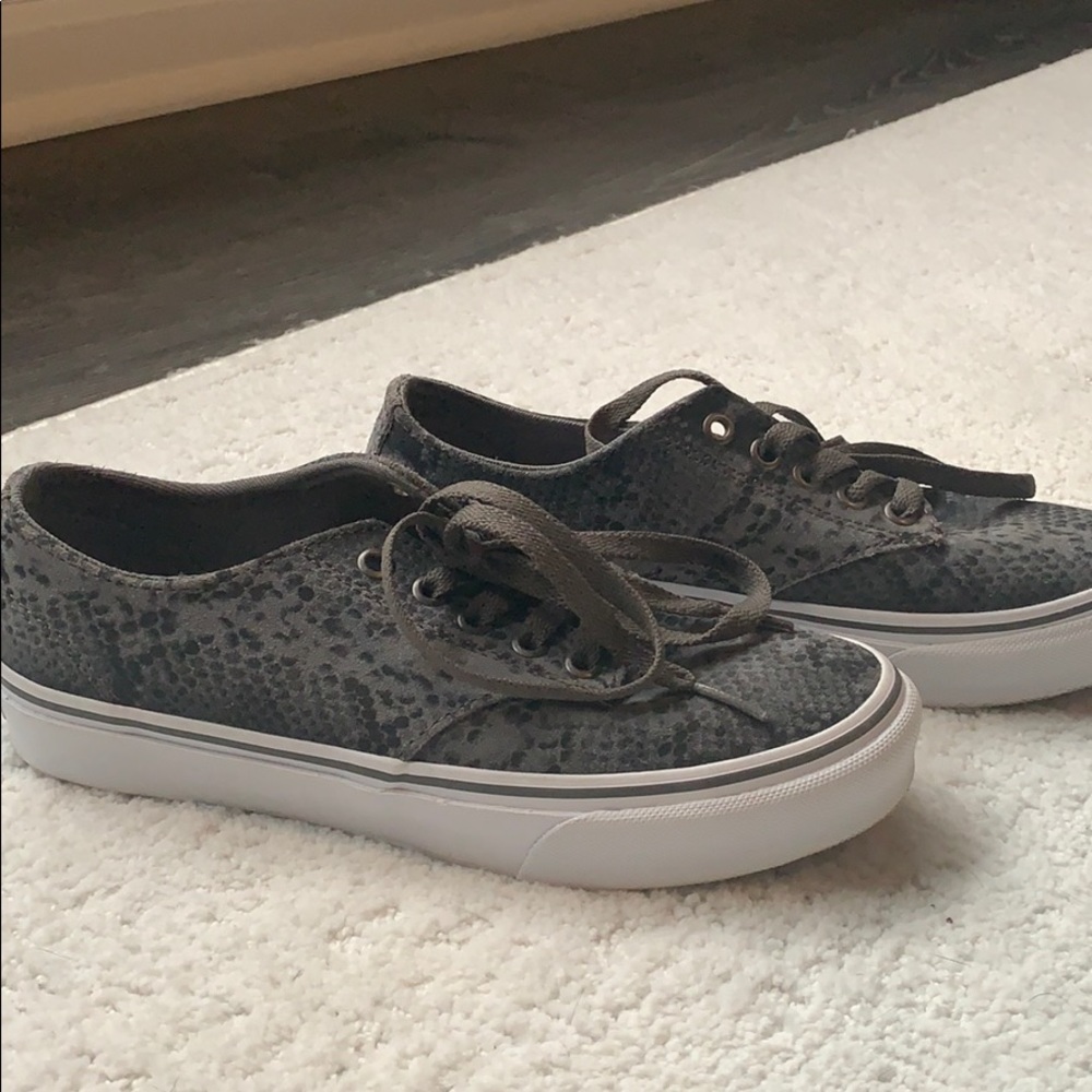 Snake skin vans